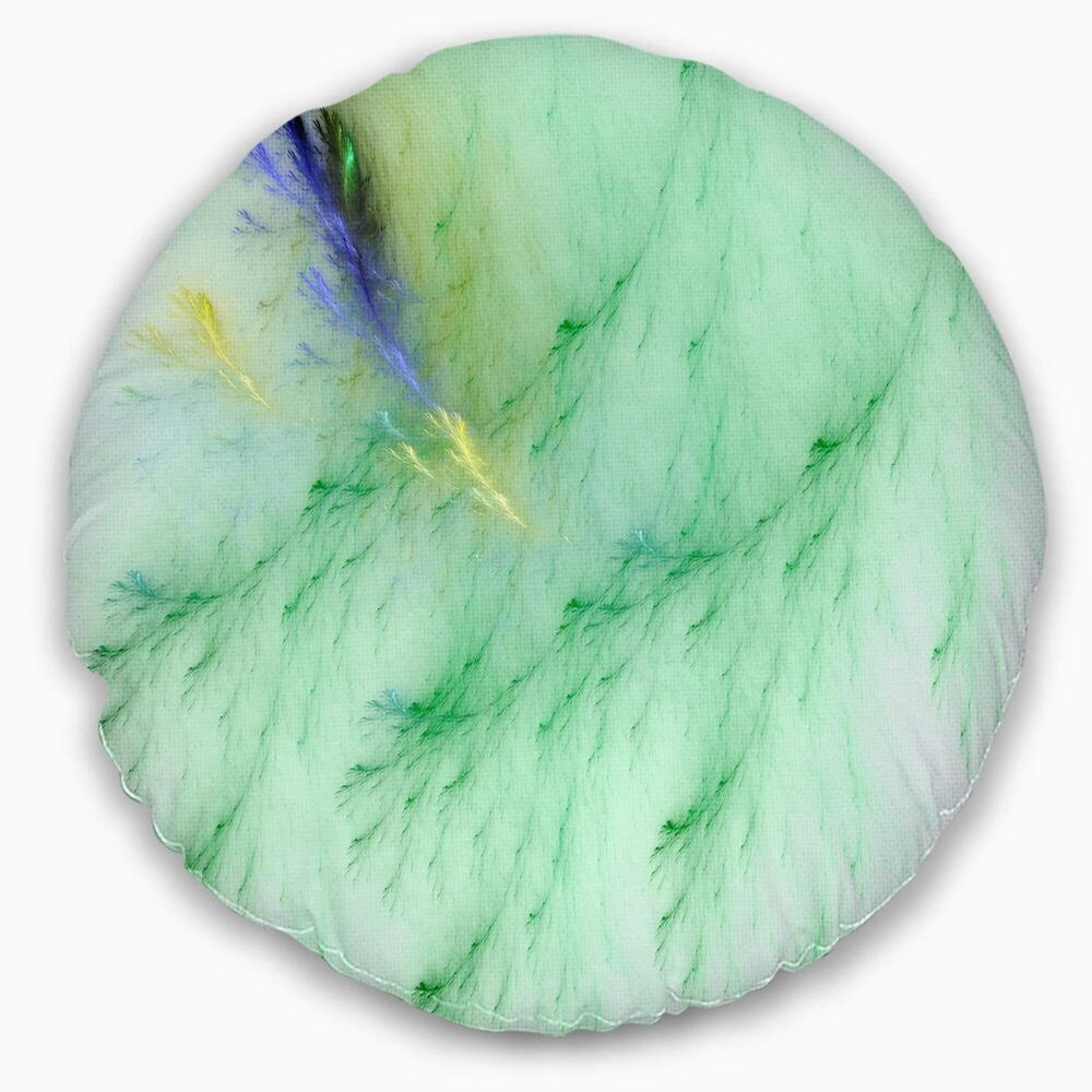 4274 Designart Light Green Veins of Marble' Abstract Throw Living Room